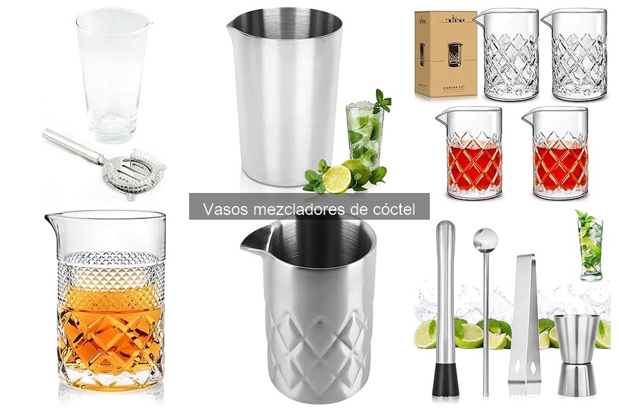 ¿Qué son los vasos mezcladores de cóctel? Características y usos