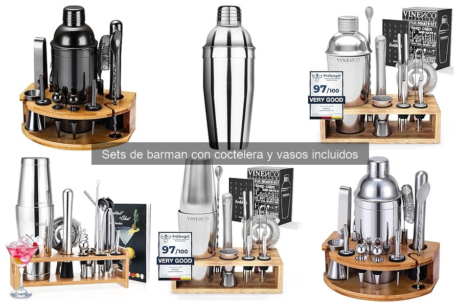 Recetas Clásicas de Cócteles para tu Set de Barman