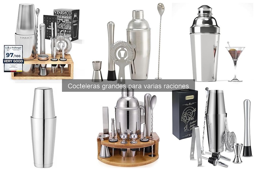 Recetas Creativas para Cocteleras Grandes en Eventos