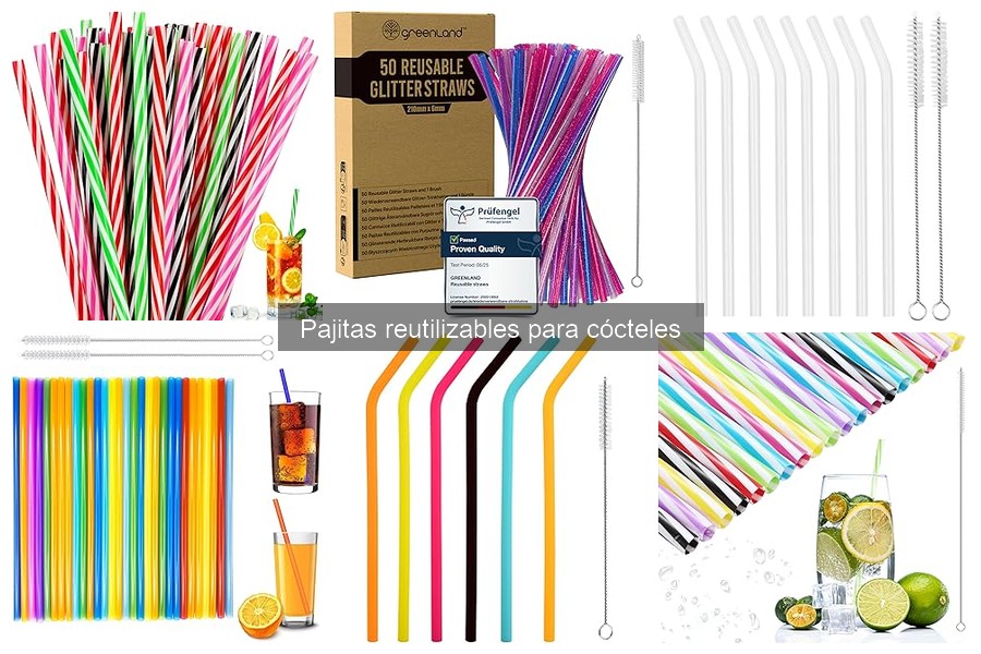 Recetas de Cócteles con Pajitas Reutilizables para Disfrutar