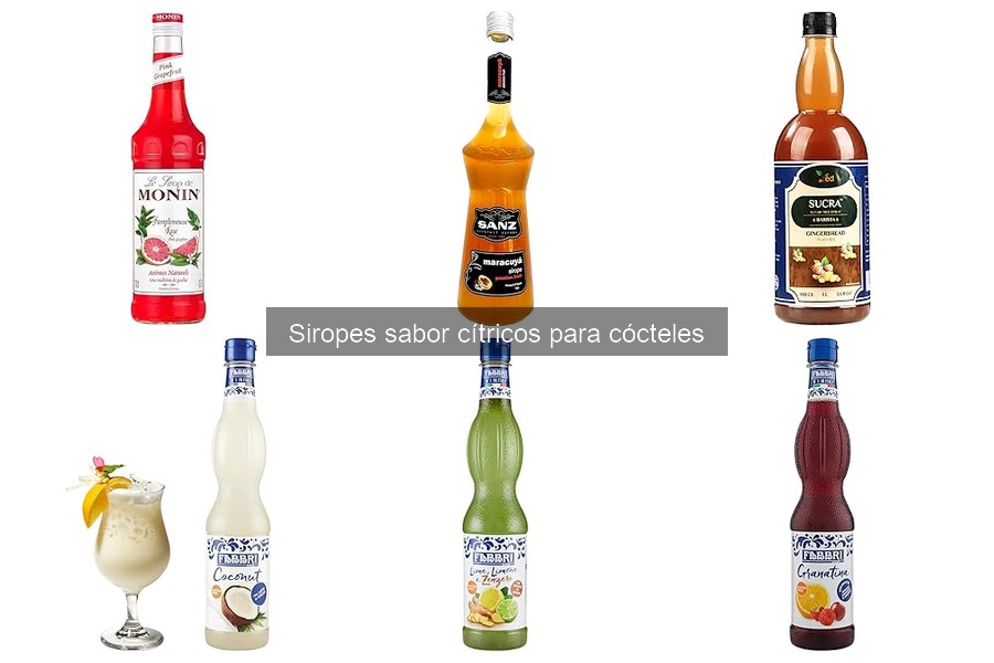 Recetas de Cócteles con Siropes de Sabor Cítricos