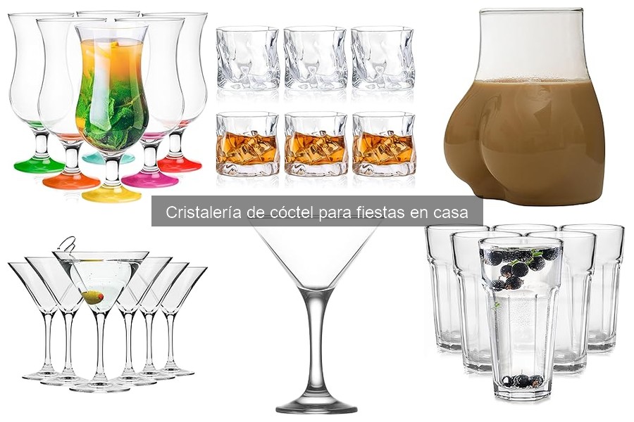 Recetas de cócteles para copas específicas en casa