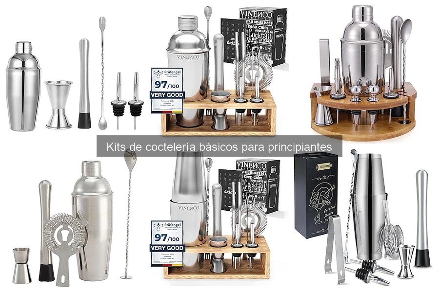 Recetas de cócteles sencillos para principiantes con kits