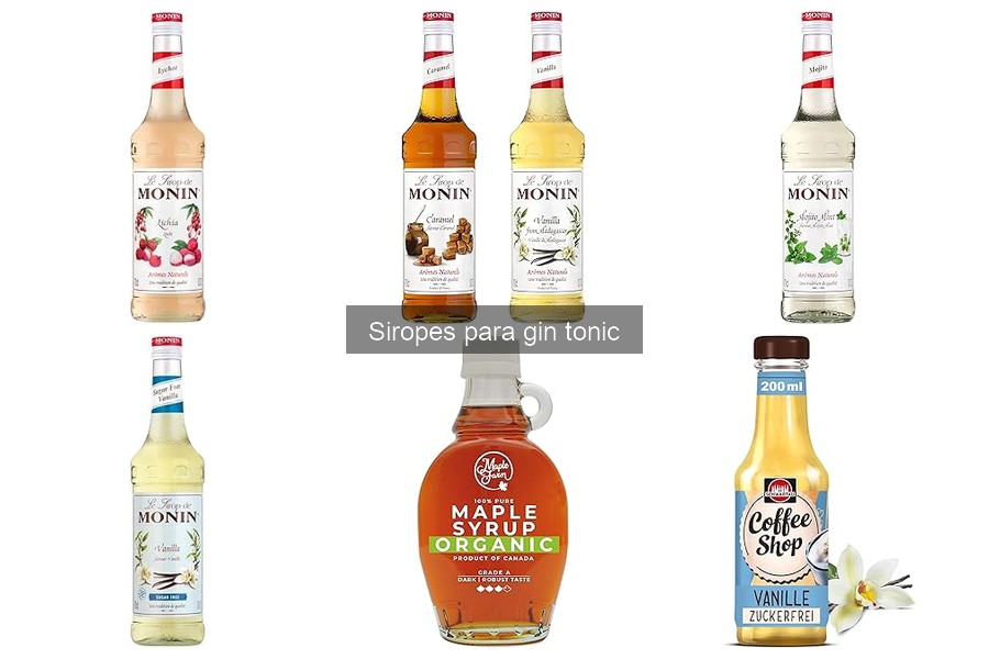 Recetas irresistibles de gin tonic con siropes deliciosos