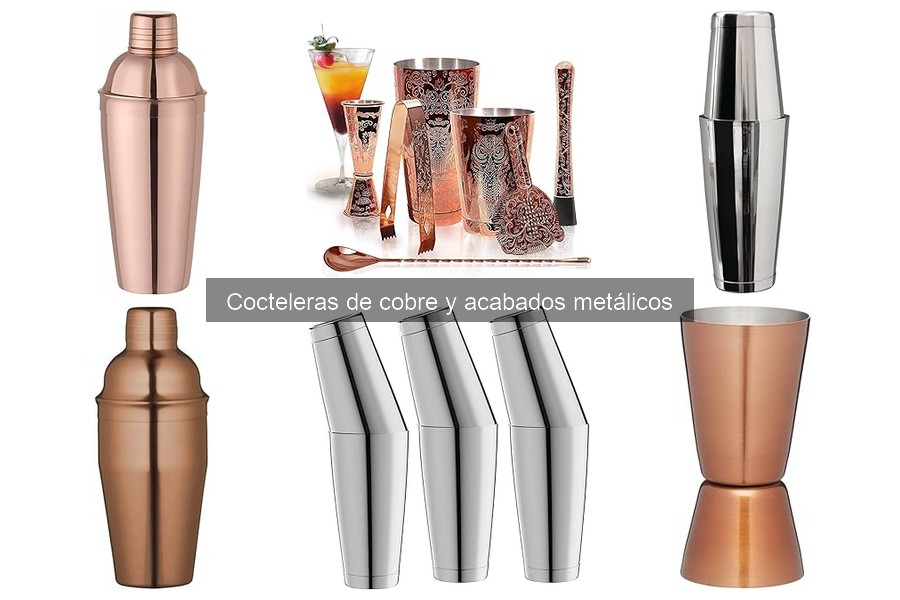 Recetas populares para cócteles con coctelera de cobre