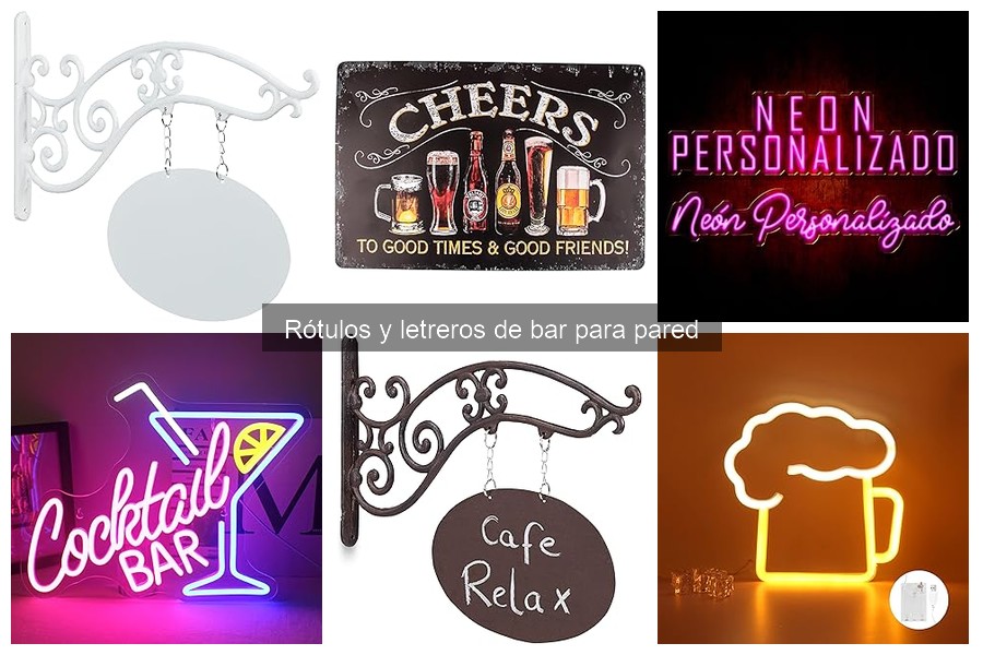 Rótulos de bar personalizados: ¿Merecen la pena comprarlos?