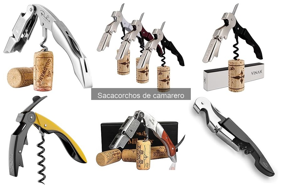 Sacacorchos de camarero más recomendados por expertos