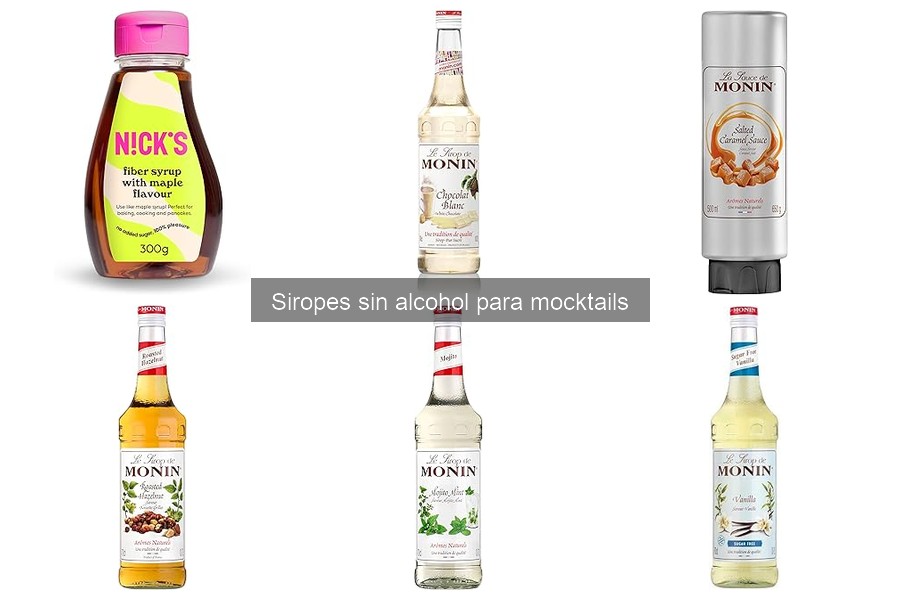 Siropes sin alcohol vs. con alcohol: ¿Cuál elegir para mocktails?
