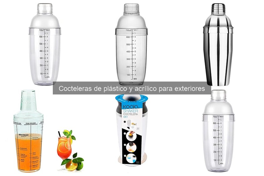 Solucionando problemas con cocteleras de plástico en exteriores
