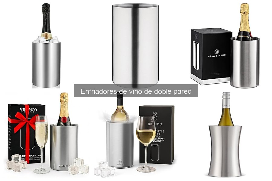¿Son buenos los enfriadores de vino de doble pared para licores?