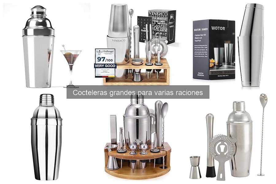¿Son necesarias las cocteleras grandes para cócteles?