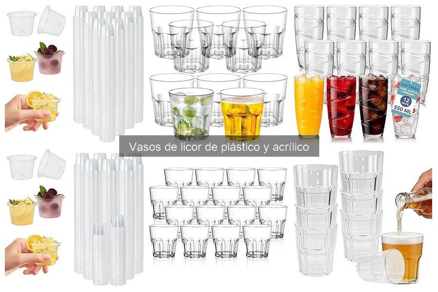 ¿Son seguros los vasos de plástico para bebidas alcohólicas?