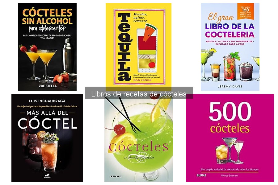Tendencias actuales en libros de recetas de cócteles