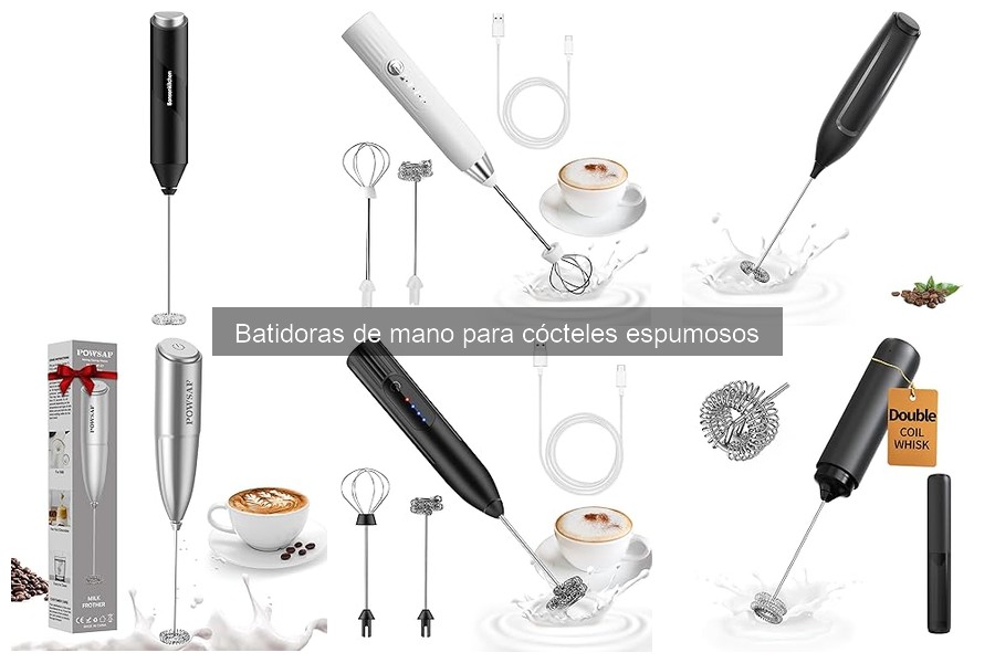 Tipos de batidoras de mano para cócteles: ¿Cuál elegir?