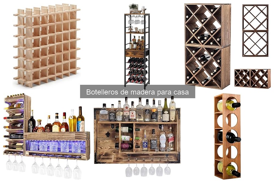 Tipos de botelleros de madera para tu hogar: Guía completa