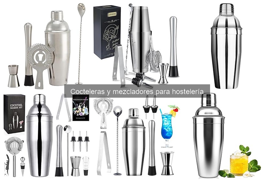 Tipos de cocteleras: características y cuál elegir