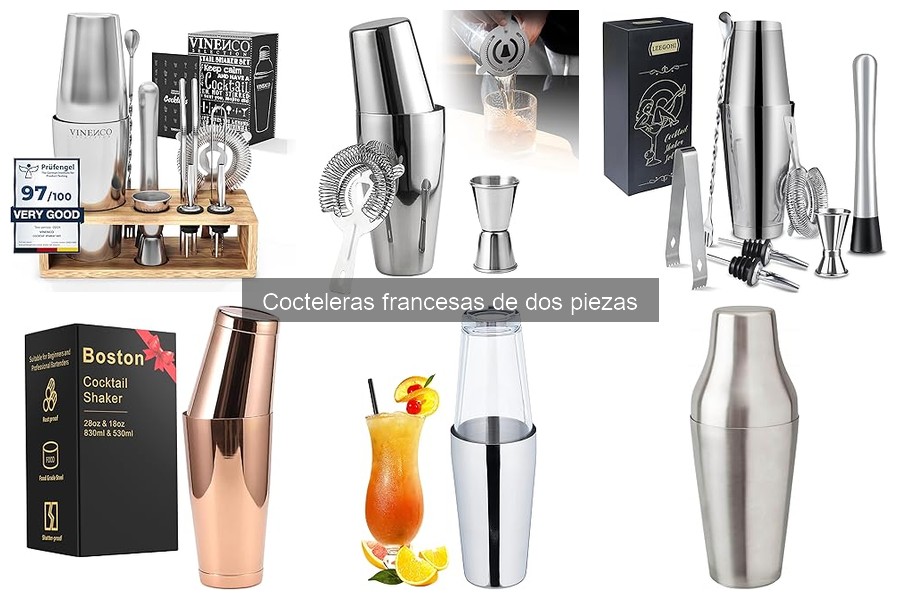 Tipos de Cocteleras: Cómo Elegir la Perfecta para Cócteles