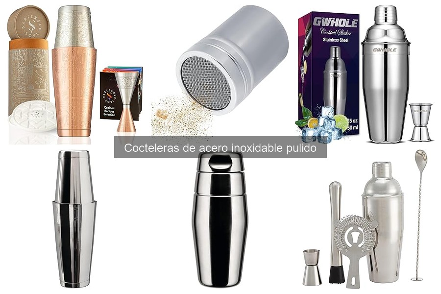 Tipos de cocteleras de acero inoxidable: ¿Cuál elegir?