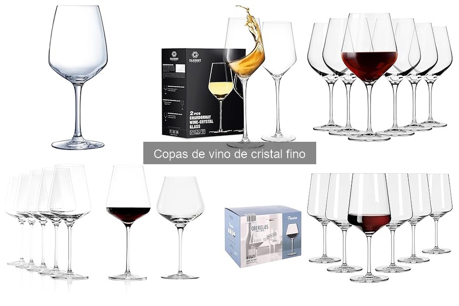 Tipos de copas de vino y su uso adecuado para catas