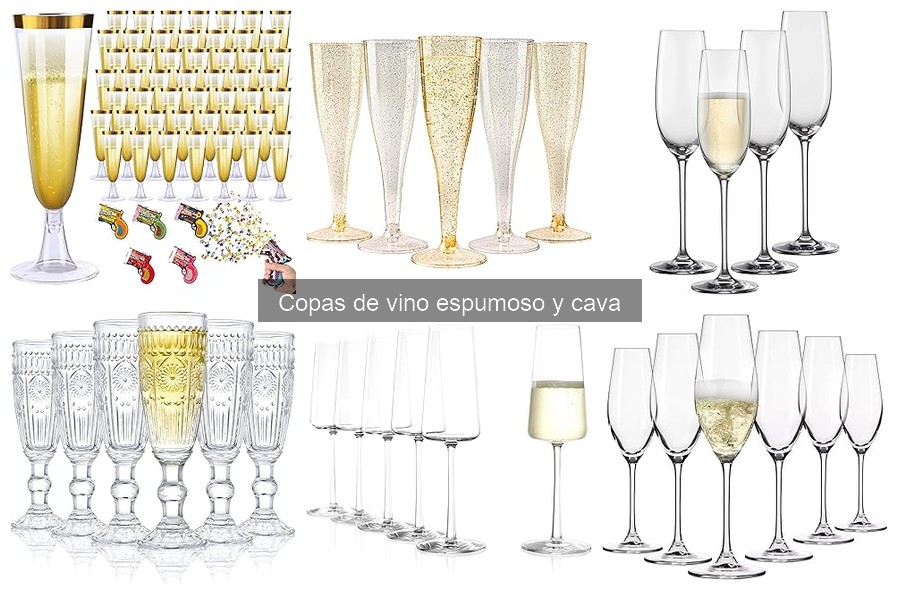 Tipos de copas para vino espumoso y sus usos ideales