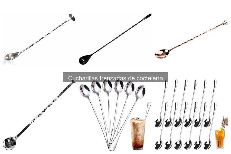Tipos de Cucharillas Trenzadas de Coctelería: Guía Completa