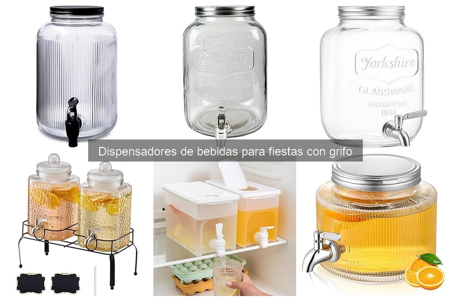 ** Tipos de dispensadores de bebidas para fiestas: guía completa