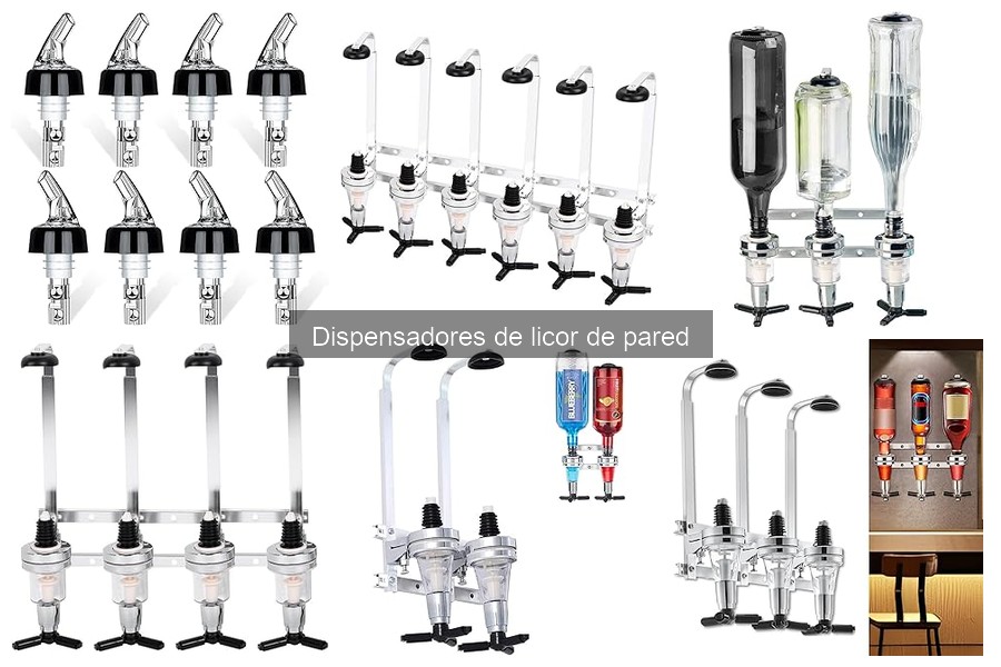 Tipos de dispensadores de licor de pared para tu hogar