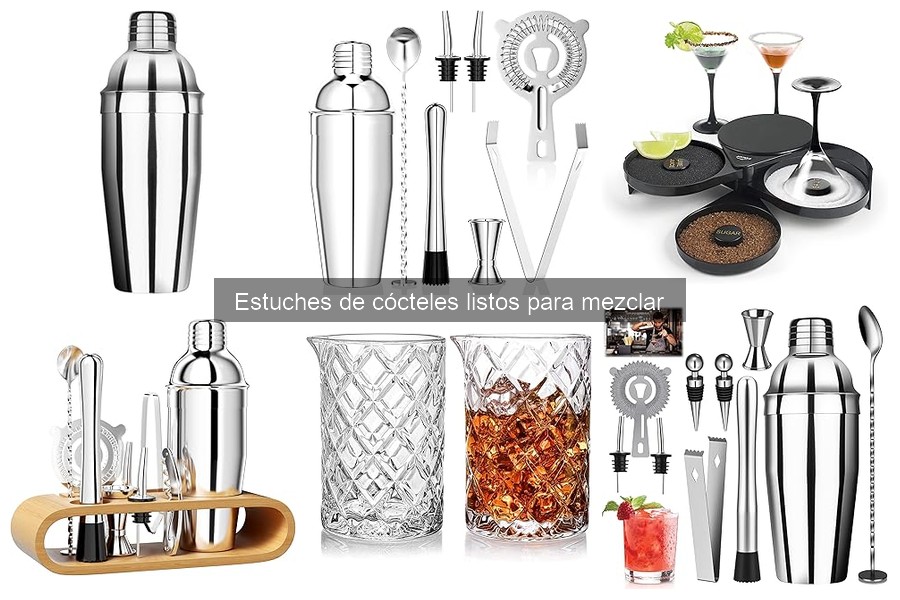 Tipos de estuches de cócteles: elige el mejor para mezclar
