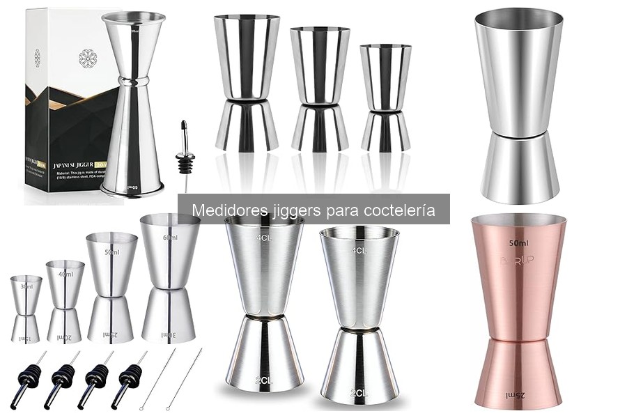 Tipos de medidores jigger: guía completa para coctelería