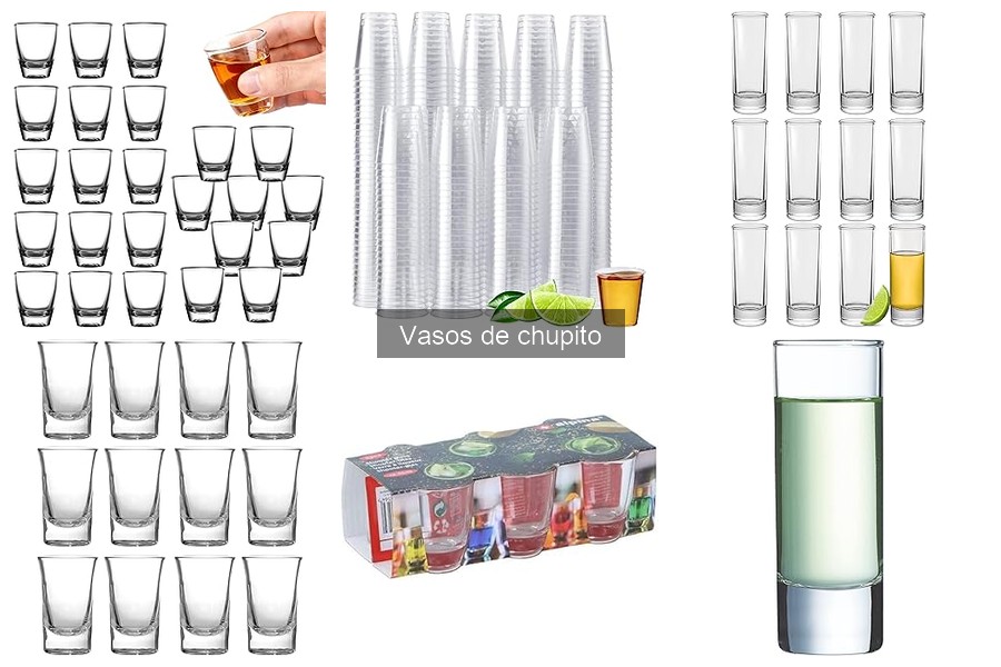 Tipos de vasos de chupito y sus usos prácticos en fiestas