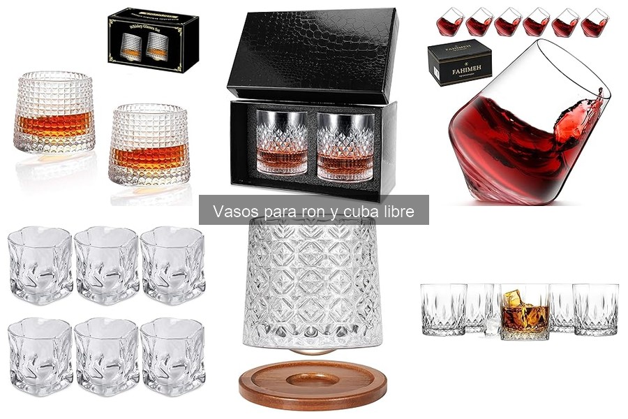 Tipos de Vasos para Ron y Cuba Libre: Guía Completa