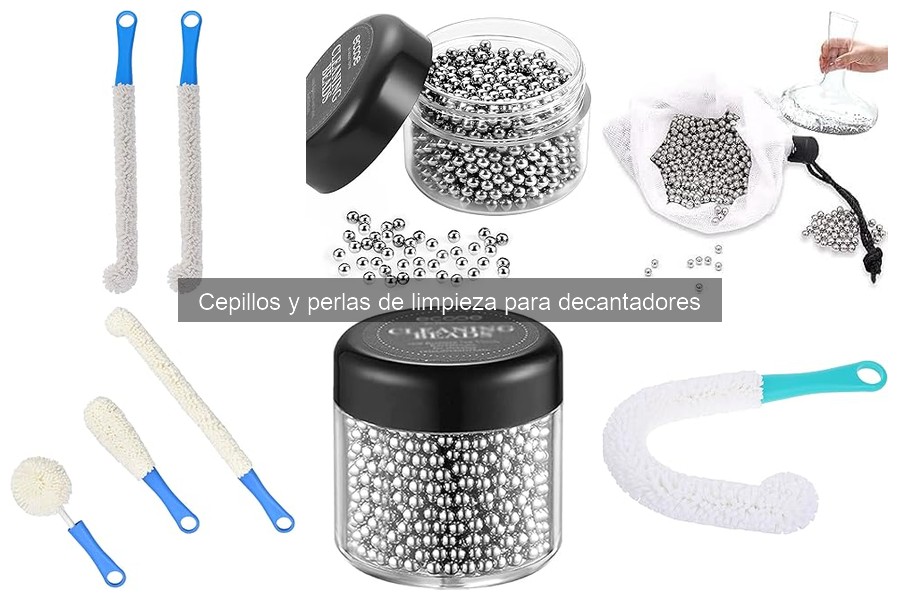 Todo sobre cepillos y perlas de limpieza para decantadores