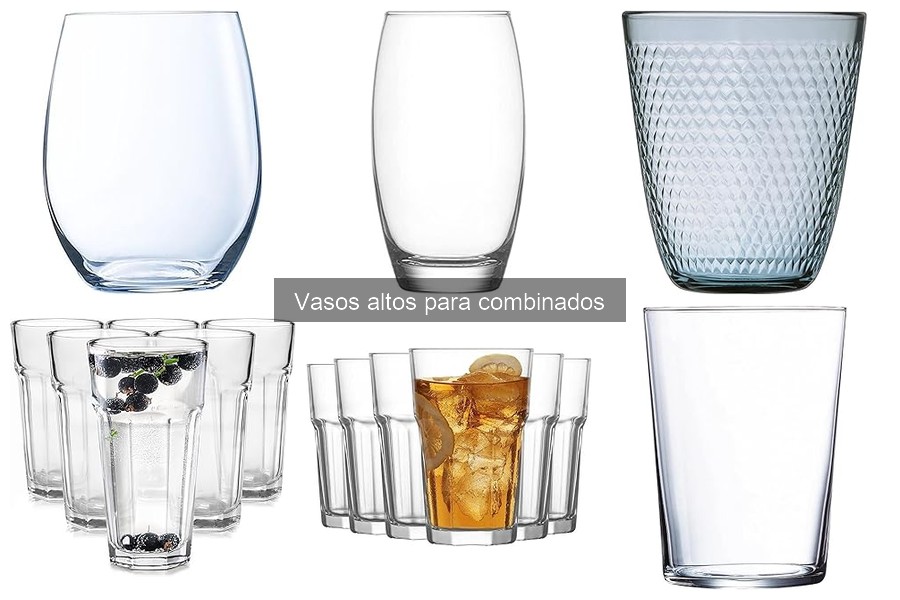 Todo sobre los vasos altos para combinados: características y uso