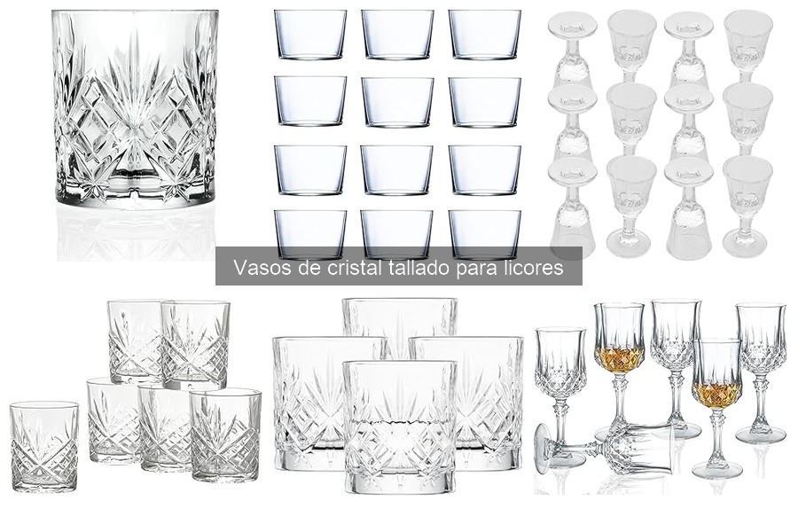 Usos creativos de los vasos de cristal tallado en coctelería