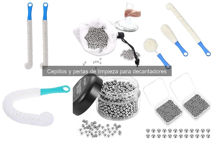 Ventajas de cepillos y perlas de limpieza para decantadores