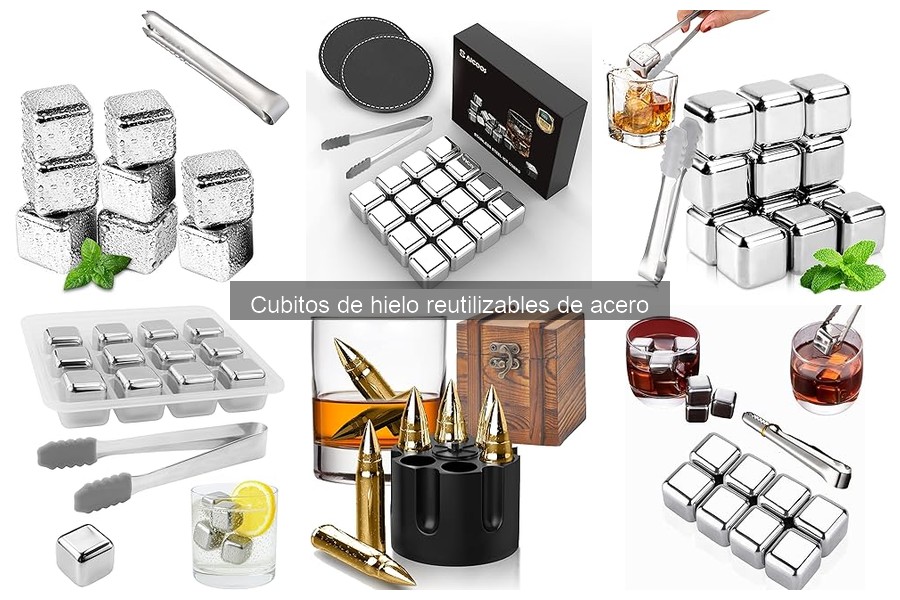 Ventajas de cubitos de hielo reutilizables de acero