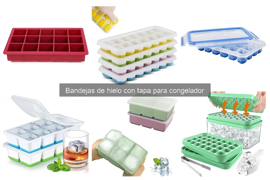 Ventajas de las bandejas de hielo con tapa para congelador