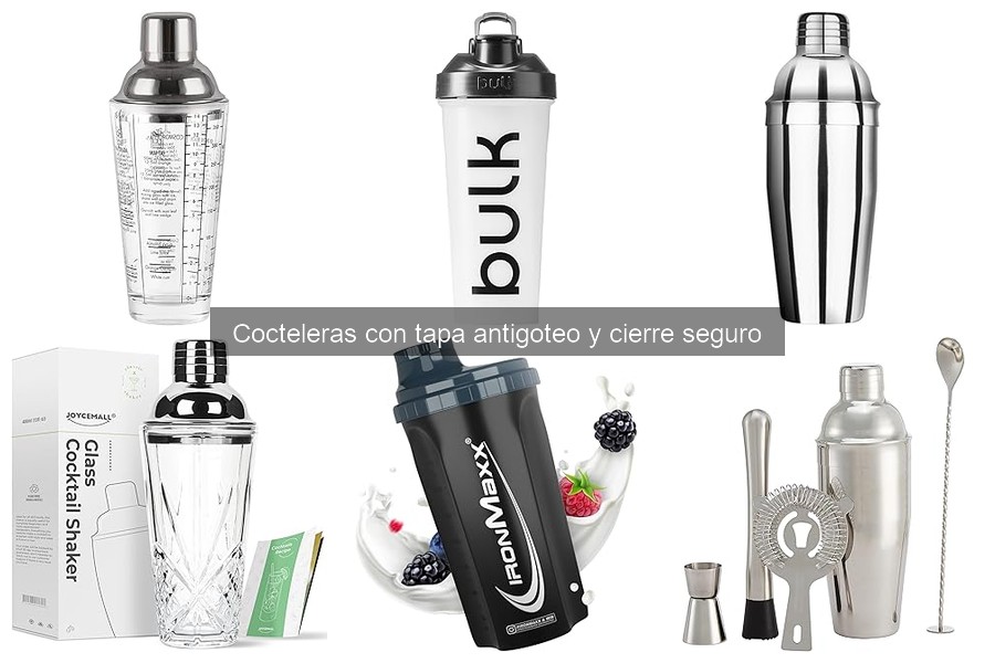 Ventajas de las cocteleras antigoteo para tus cócteles