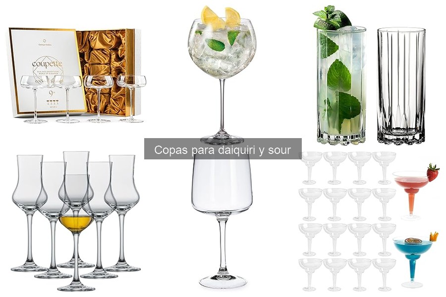 Ventajas de las copas de vidrio para daiquiri y sour