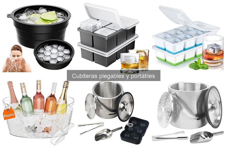 Ventajas de las cubiteras plegables y portátiles para hielo