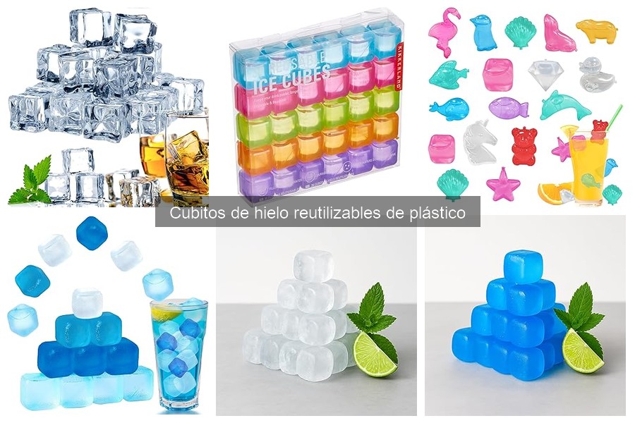 Ventajas de los cubitos de hielo reutilizables de plástico