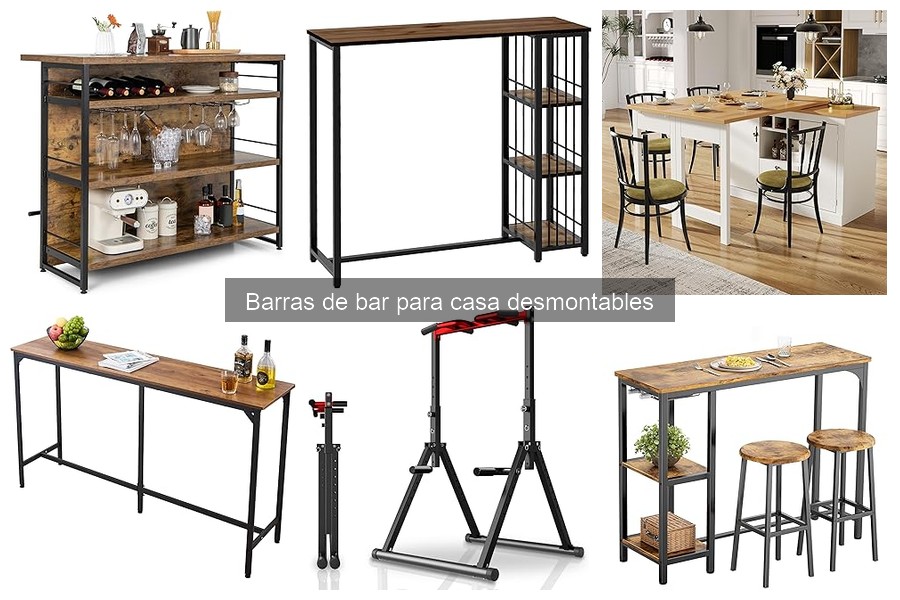 Ventajas de Tener una Barra de Bar Desmontable en Casa