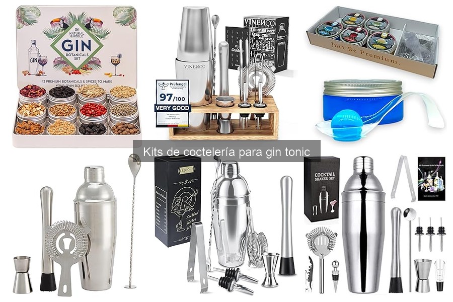 Ventajas de un kit de coctelería para gin tonic en casa