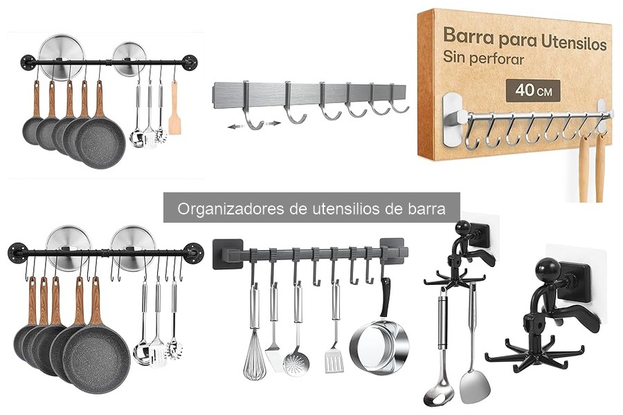 Ventajas de un organizador de utensilios de barra en casa