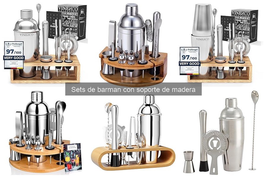 Ventajas de un Set de Barman con Soporte de Madera