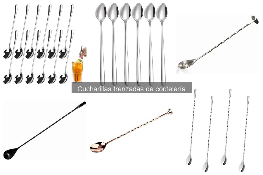 Ventajas de usar cucharillas trenzadas en cócteles