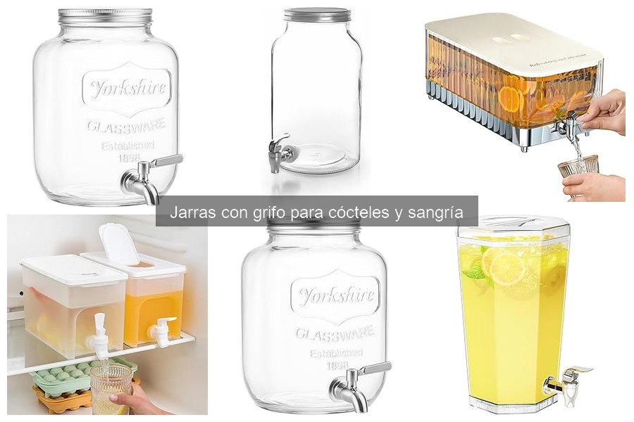 Ventajas de usar jarras con grifo para cócteles en casa