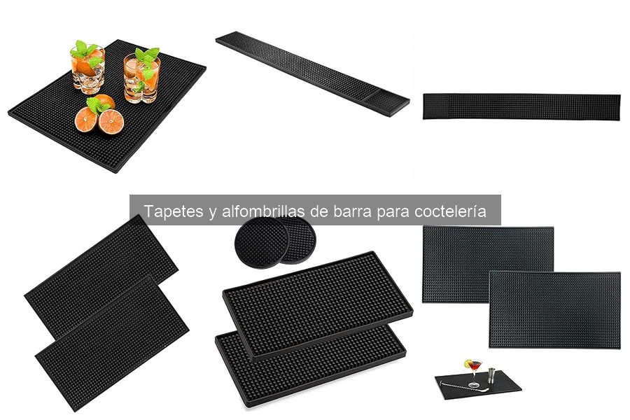 Ventajas de usar tapetes de barra en coctelería