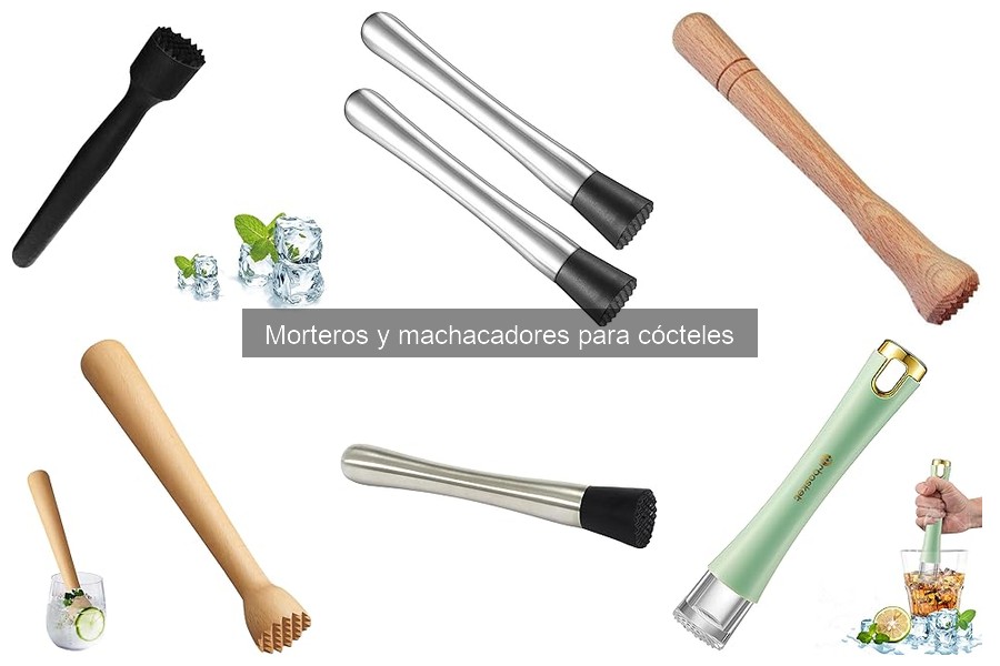 Ventajas de usar un mortero para preparar cócteles
