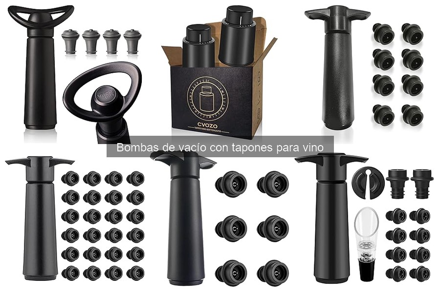 Ventajas de usar una bomba de vacío con tapones para vino